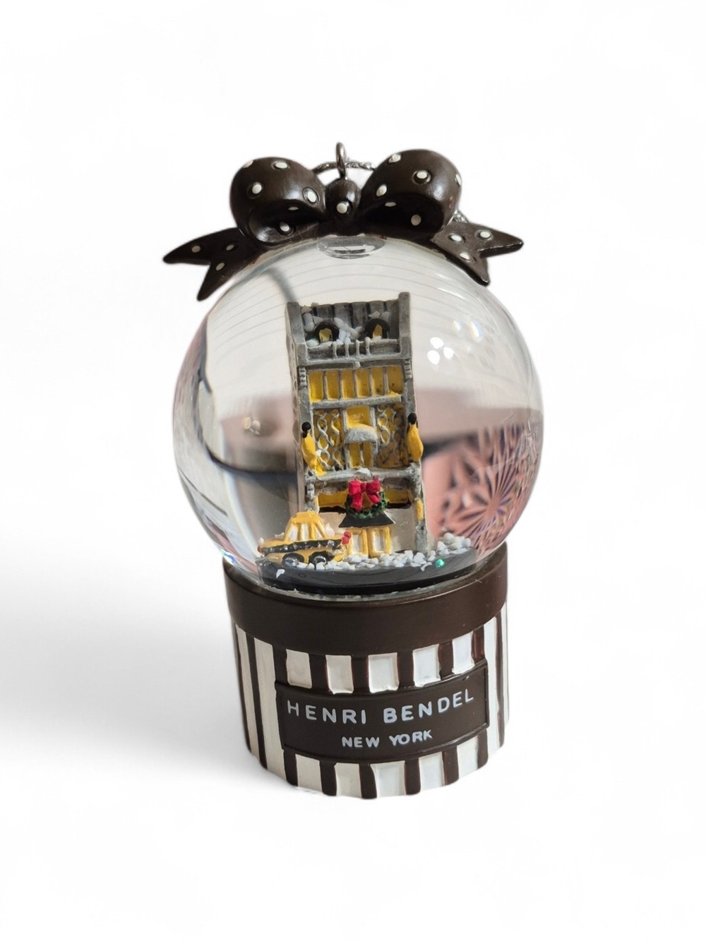 Henri Bendel Bundle Snow Globe Ornaments, Compact, Keychain, & Pouch - Picture 4 of 7